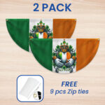 Happy St. Patrick’s Day Claddagh Symbol Irish Non-Pleated Fan Flag MLN2614FL