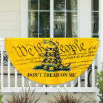 Gadsden Don’t Tread On Me We The People Non-Pleated Fan Flag MLN2636FL